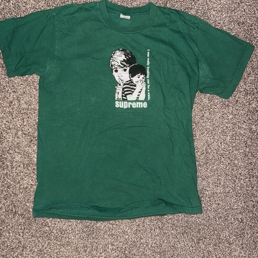 Supreme Forest Green Graphic Tee